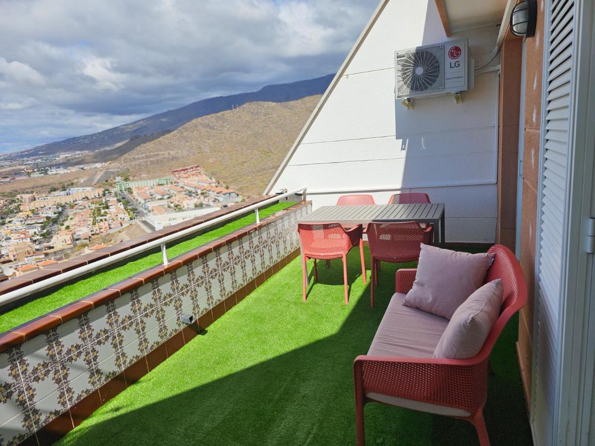 Luxury Sunset 408 Heated Pool With Air Condition And Sea Views Costa Adeje  Bagian luar foto